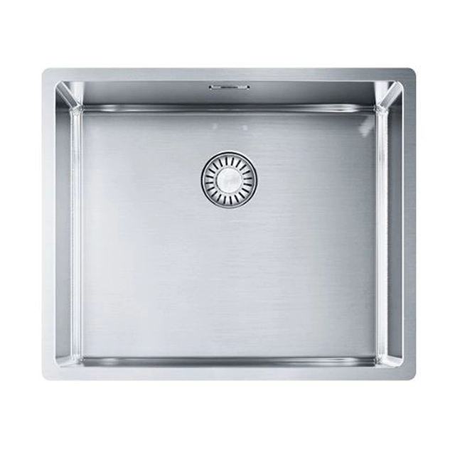 Franke Box stainless steel sink, BXX 210/110-50, manual valve