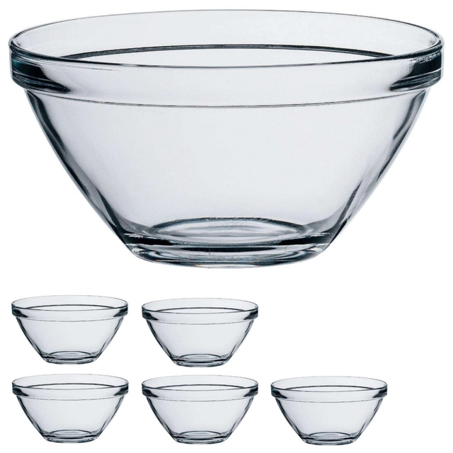 Glass bowl POMPEI 570ml - set of 6