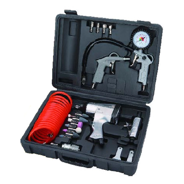 WF-044 pneumatic tool set, 27 parts