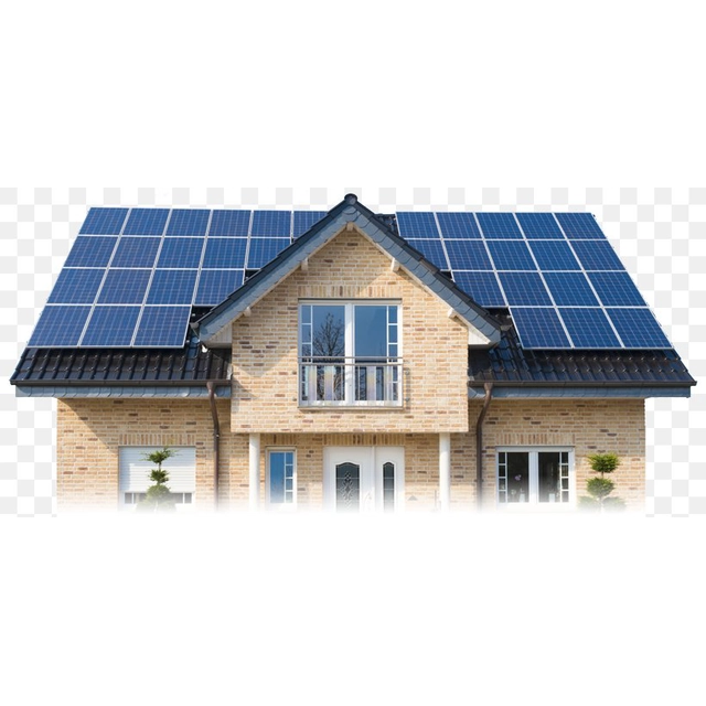 Complete set of solar power station 6kW+12x535W with a sheet metal mounting system