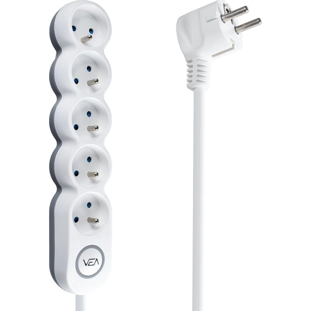 Libox power strip LB0192 5 sockets 3 m white (LB0193-3)