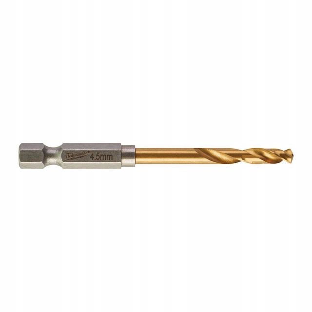 Metal drill bit HSS-G TiN 4.5mm HEX Milwaukee