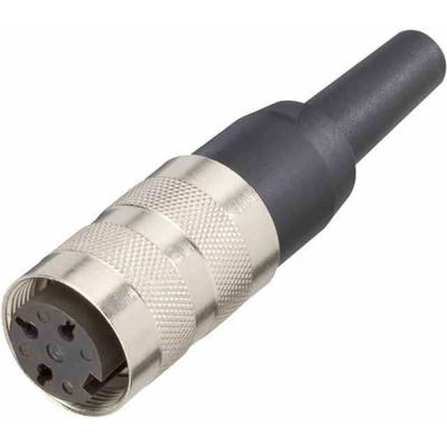 Amphenol T 3476 001 Round plug Socket, straight Series (round connectors): C091 Total number of poles: 7 1 pc