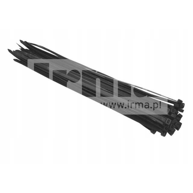 CABLE TIE TT XL BLACK 400X7.2 -50SZT AMP