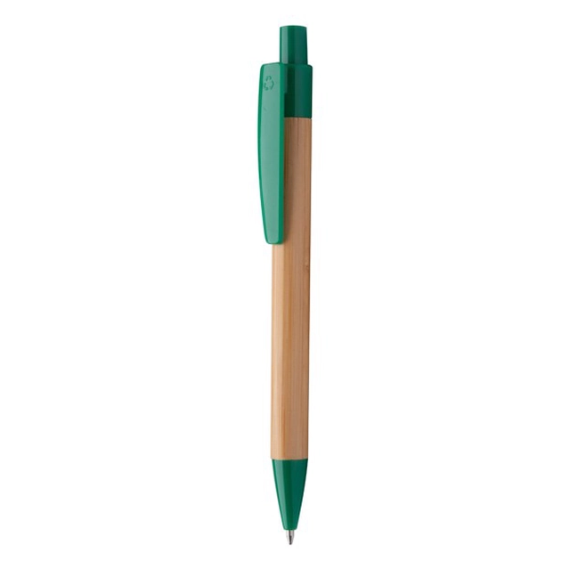 Bamboo Ballpoint Pen Colothic - Green / Natural