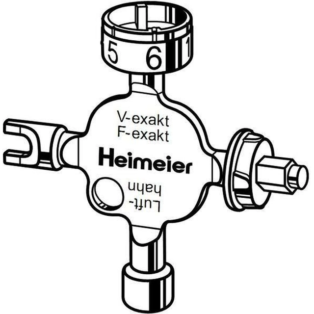 Heimeier Universal key (0530-01.433)