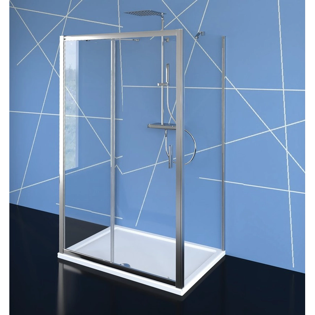 POLYSAN EASY LINE three-wall shower enclosure 1100x800mm, L / R variant, clear glass EL1115EL3215EL3215