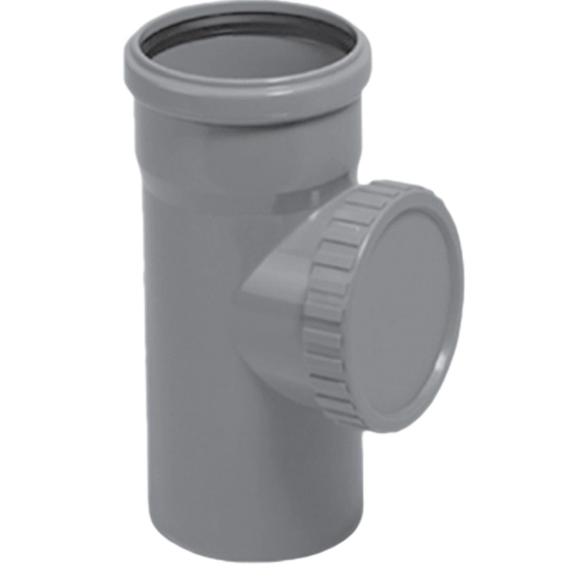 Magnaplast Cleaning pipe HTRE 75mm, gray Code 12420