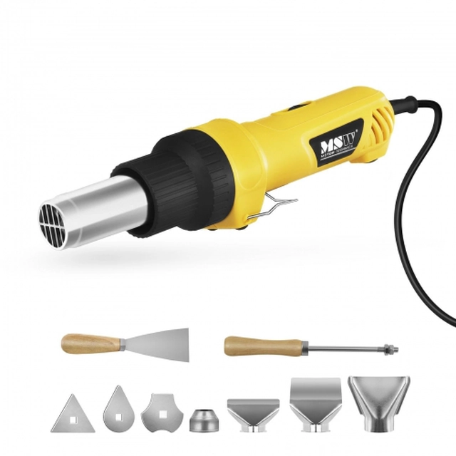 Heat gun with straight handle + accessories