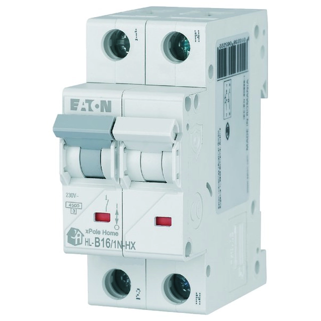 Circuit breaker 6kA HN-B16/1N