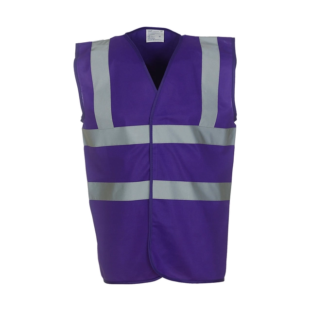 Yoko Fluo warning vest Size: M, Color: purple