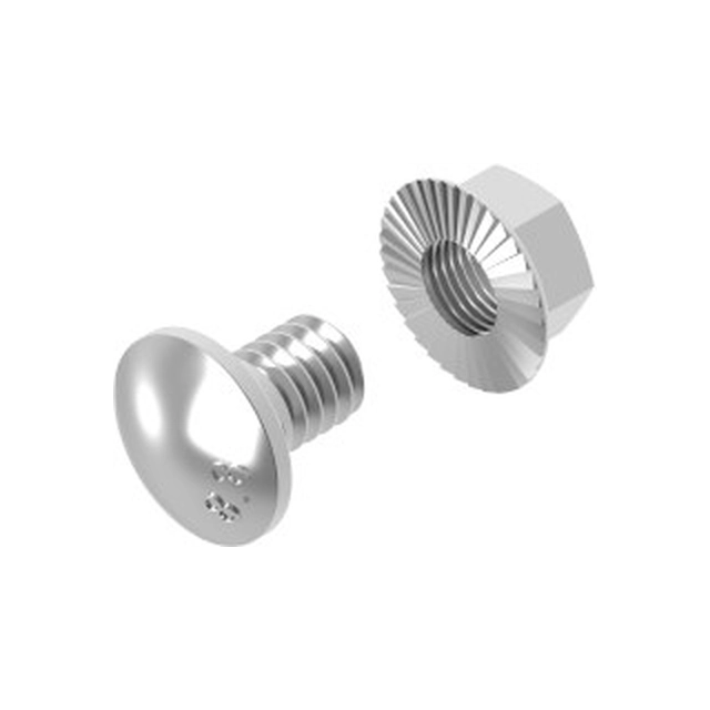 Truss head bolt + serrated flange nut SGKFM8x16 E90