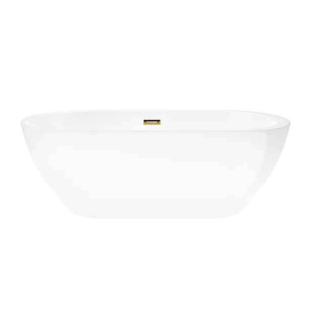 Corsan Reno freestanding bathtub 160x74 cm gold finish E042LGL