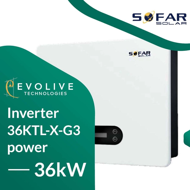 Sofar Solar Inverter 36 KTLX 3G 3F 36kW SofarSolar