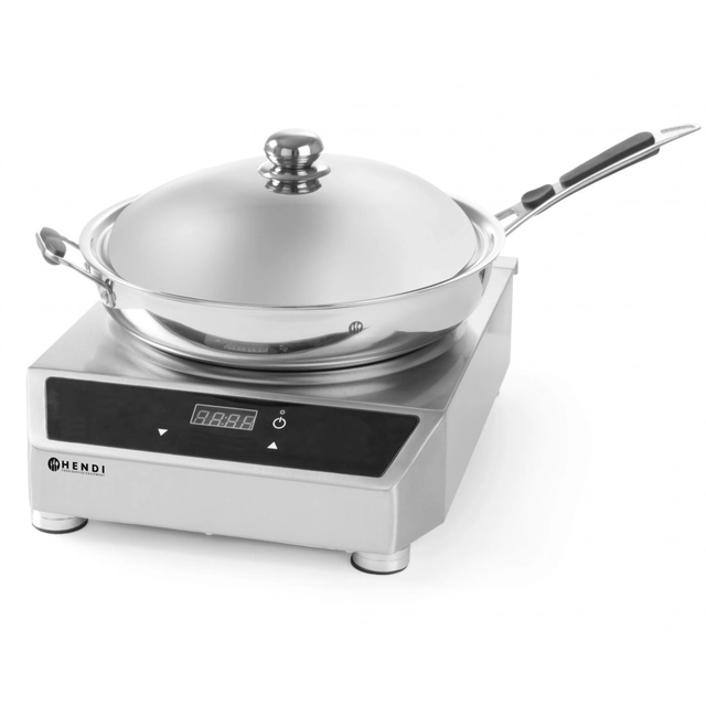 Table top induction WOK hob with 3.5 kW pan