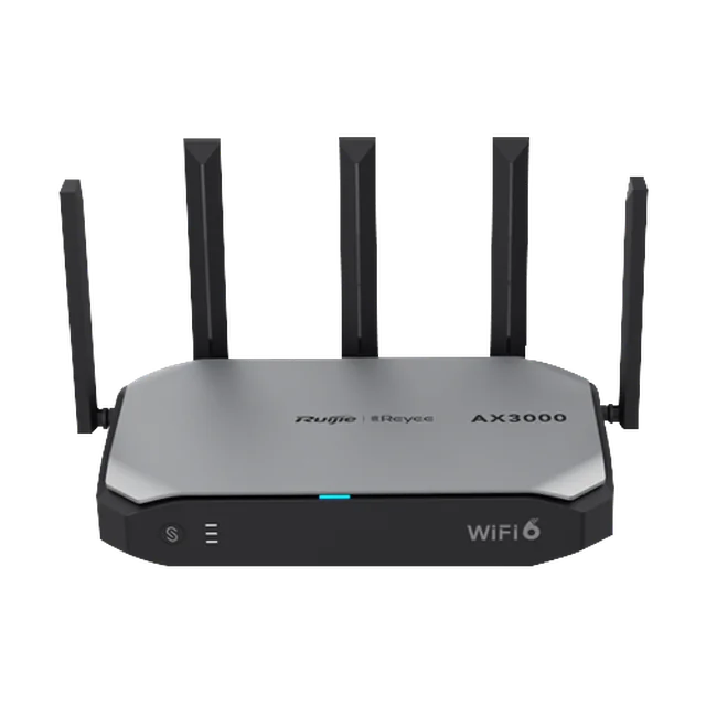 6 Dual Band WiFi-router, 5 GE-poorten, AX3000, Cloudbeheer - Ruijie RG-EG105GW-X