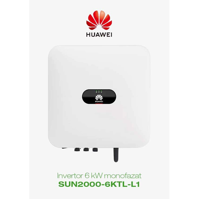 6 kW hibrīds vienfāzes invertors Huawei SUN2000-6KTL-L1