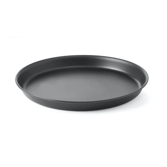 600x25mm bandeja para hornear pizza de acero azul