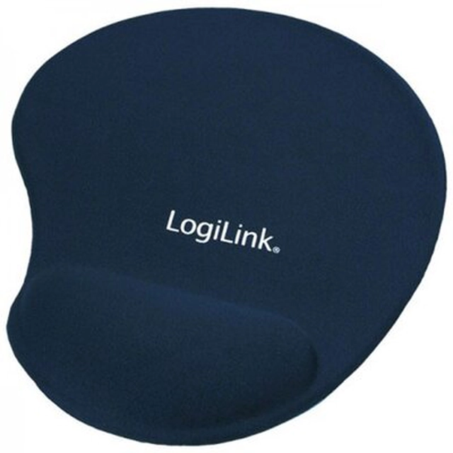 LogiLink ID0027B gel mouse pad with palm rest blue