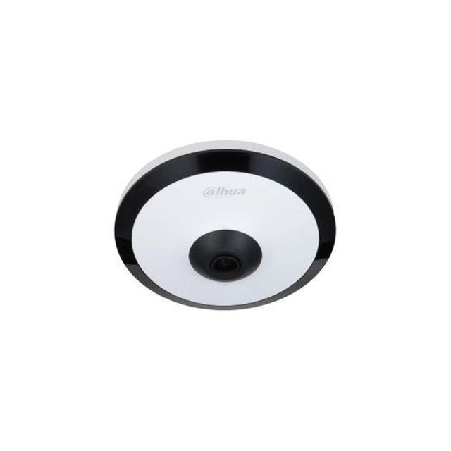 Fisheye IP surveillance camera, AI WizMind, 5MP, IR 10m, 1.4mm, microphone, PoE, Dahua IPC-EW5541-AS