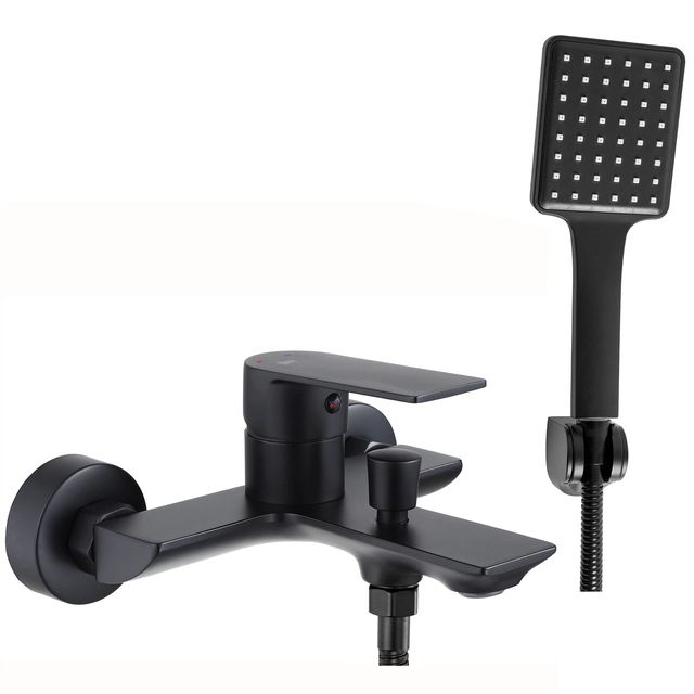 REA Urban black bathtub faucet