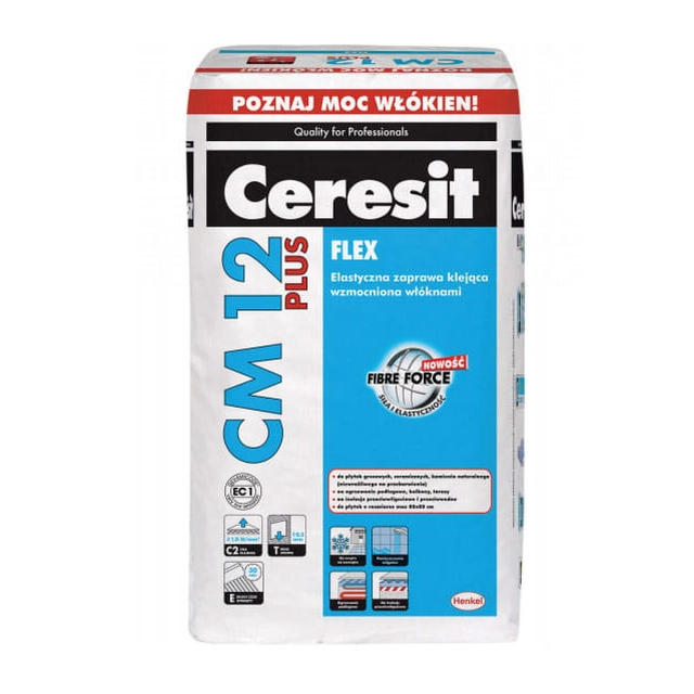 Adhesive mortar CM-12 Plus Ceresit Flex 25 kg