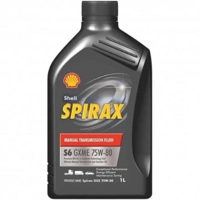 Shell Spirax S6 GXME 75W-80 package size: 209l