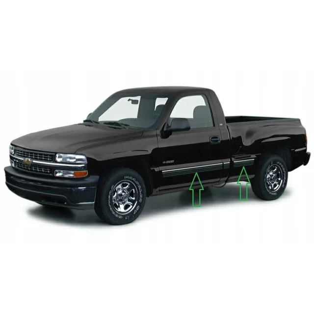 Chevy Silverado 1999-2006 - Chrome protective side door strips