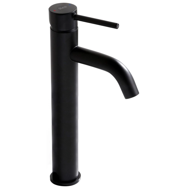 Rea Lungo Black tall basin mixer