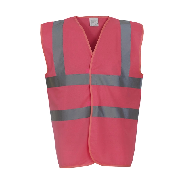 Yoko Fluo warning vest Size: S, Color: pink