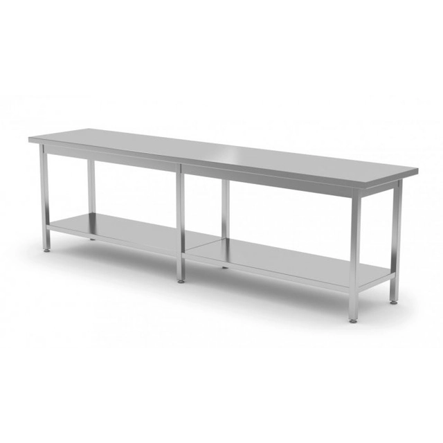 Central table with shelf 2100 x 700 x 850 mm POLGAST 112217-6 112217-6