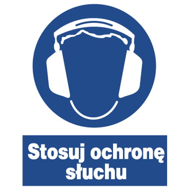 ZNO-4 - OHS sign of the injunction - Use hearing protection LIBRES 0000006262 WORK HEALTH AND SAFETY 5902082235040 LIBRES