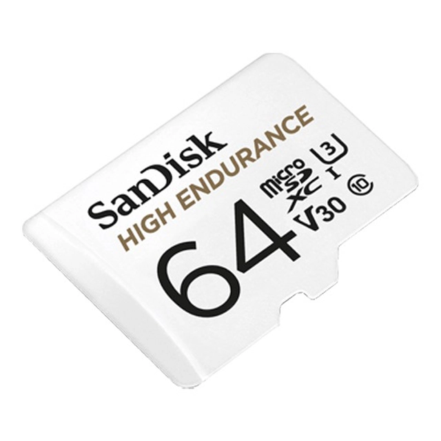 64GB'seria Carte MicroSD HAUTE Endurance - SanDisk SDSQQNR-064G-GN6IA