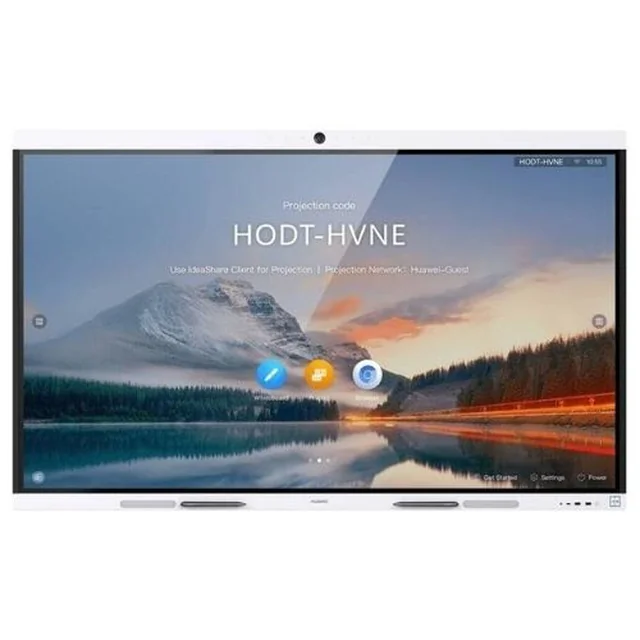 65 colių interaktyvus ekranas, 4K UHD, Windows 11, 4GB RAM, WiFi 5, integruota kamera, mikrofonas, garsiakalbis – HUAWEI IdeaHub B2