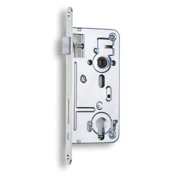 Mortise lock 24026 P / L silver Zn H