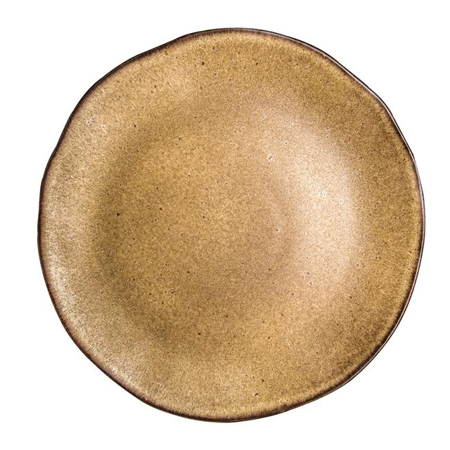 Brass presentation plate