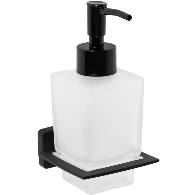 SOAP DISPENSER HANGING BLACK OSTE 06