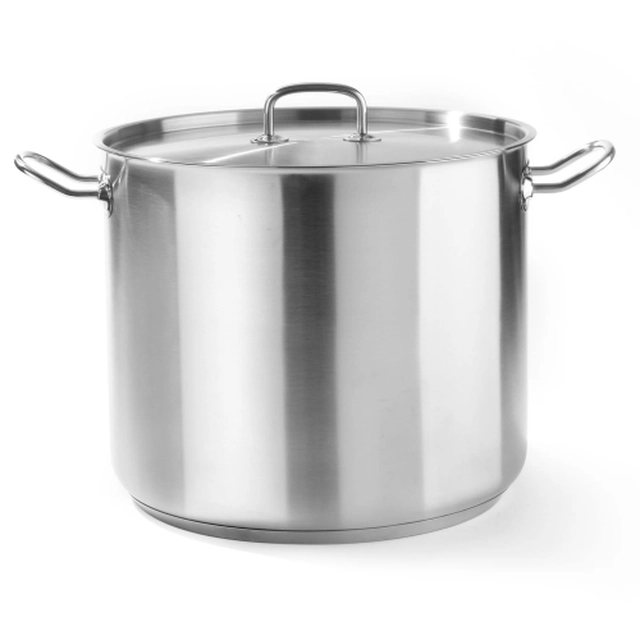 Stainless steel pot with lid, dia. 32cm, 21L