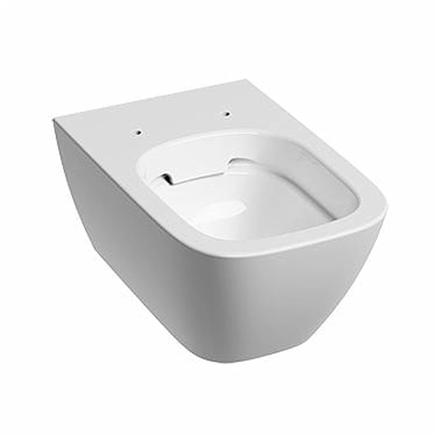 The Kolo Pure Rimfree wall-hung toilet bowl (rimless) with a merXu