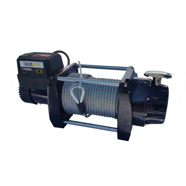 Electric winch Golemwinch 17000 24V, 7,7 t, for heavy use - Golemtech