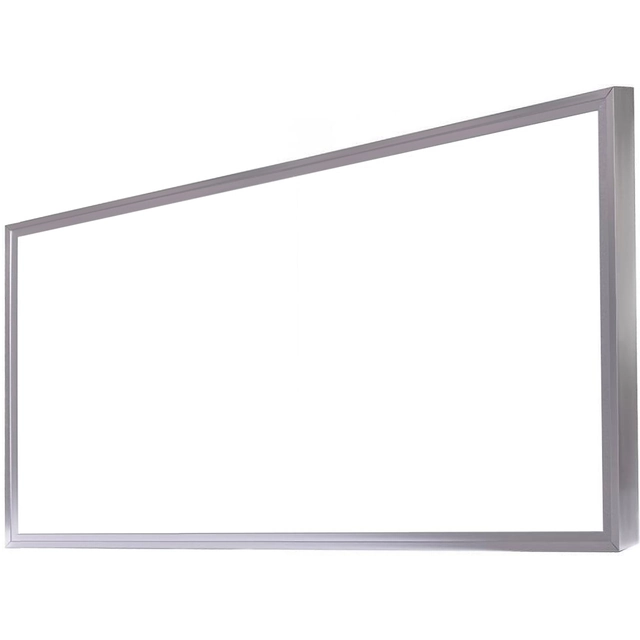 LEDsviti Dimmable silver LED panel with frame 600x1200mm 72W warm white (2278) + 1x frame + 1x dimmable source