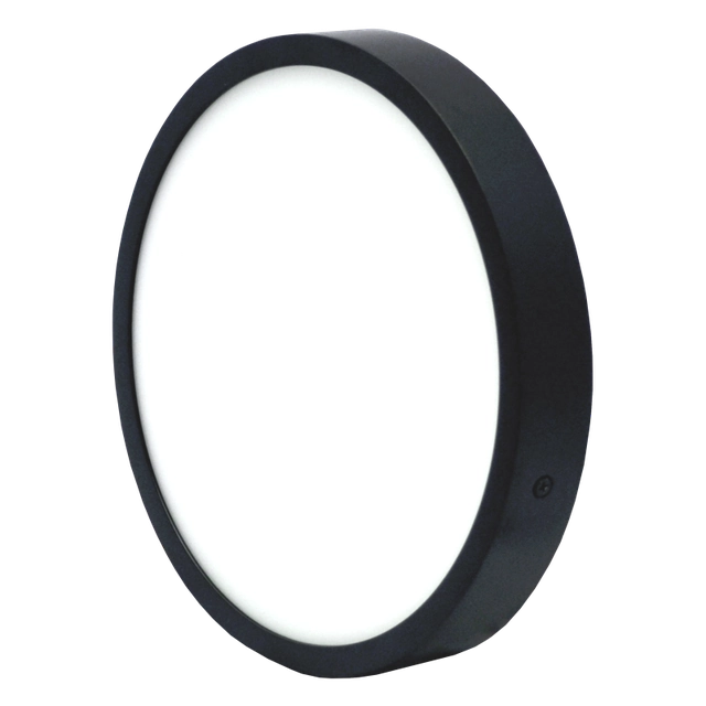 Surface round black LED luminaire "MODENA" 30W