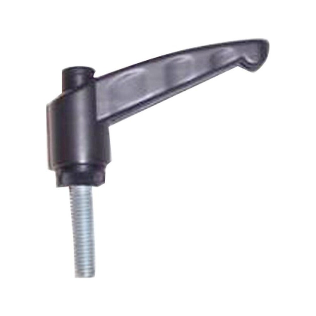 Clamping lever, with external thread