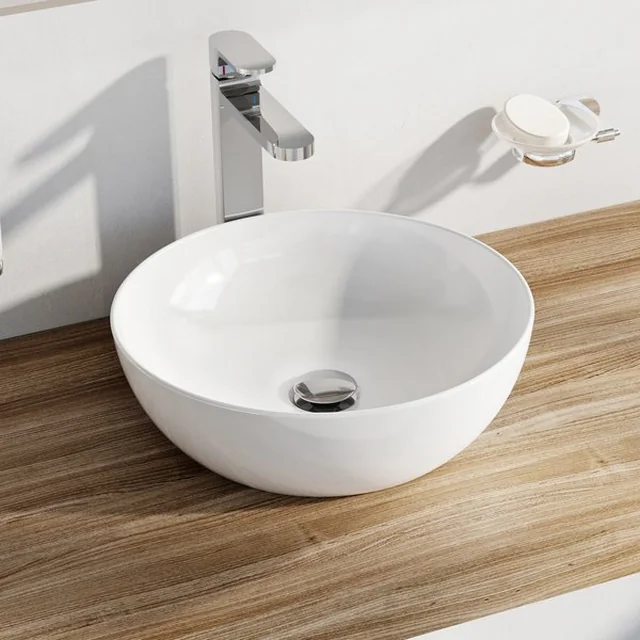 Ceramic free-standing washbasin Ravak Uni, Slim B 40 cm