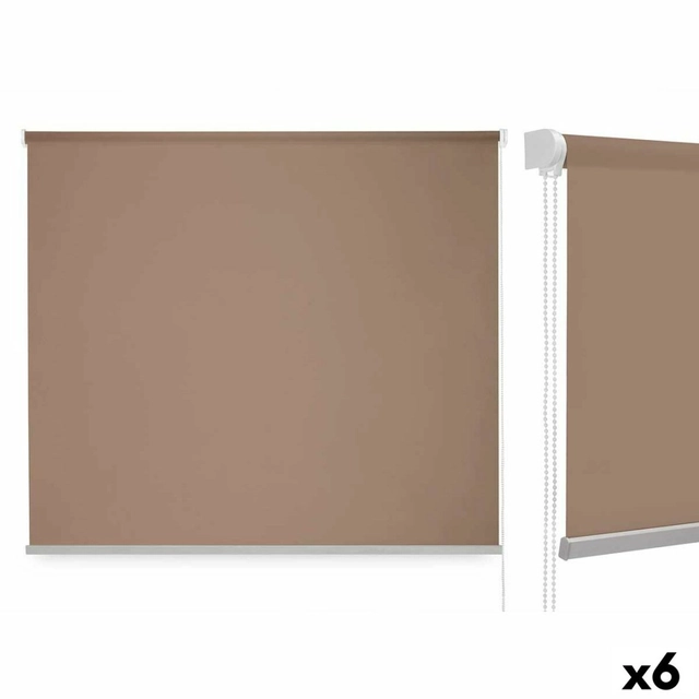 Blind 180 x 180 cm Beige Material Plastic (6 Pieces)