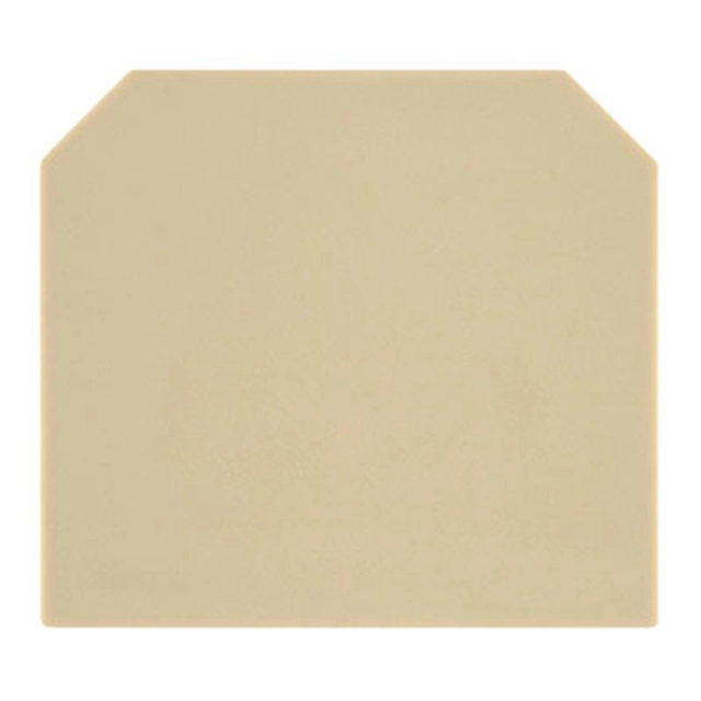 Endplate and partition plate for terminal block Weidmüller 0303660000 Beige V2