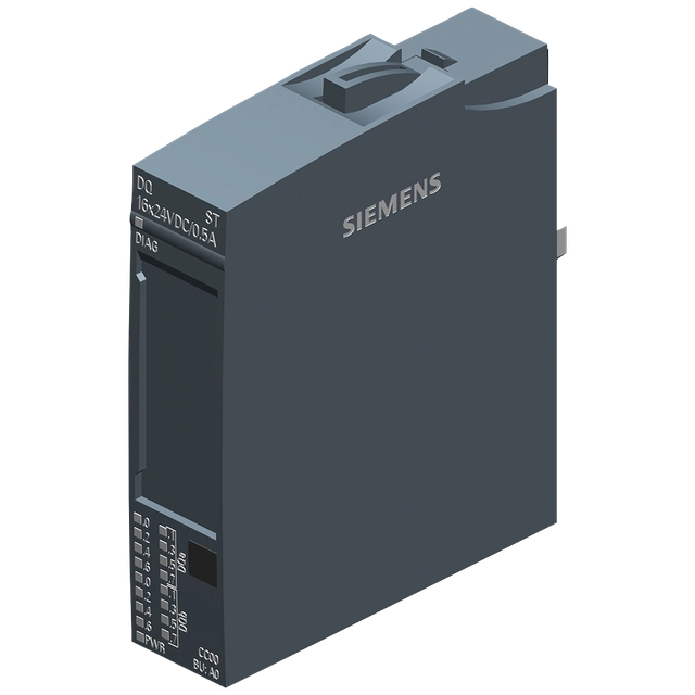 6ES7132-6BH01-0BA0 SIMATIC ET 200SP / BINARY OUTPUT MODULE / 16 OUTPUTS (24V DC / 0.5A) STANDARD / STAND TYPE BU - A0 / COLOR CODE CC00 / BUILT-IN DIAGNOSTICS / 1 PIECE IN PACKAGE