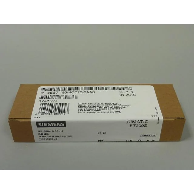 6ES7193-4CD20-0AA0 Siemens - New Factory Sealed