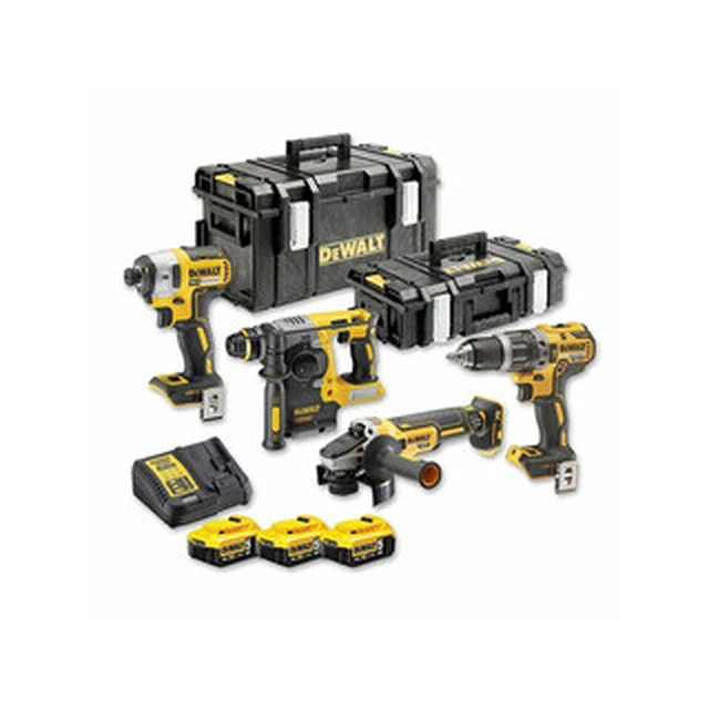 DeWalt DCK422P3-QW machine package in TSTAK case