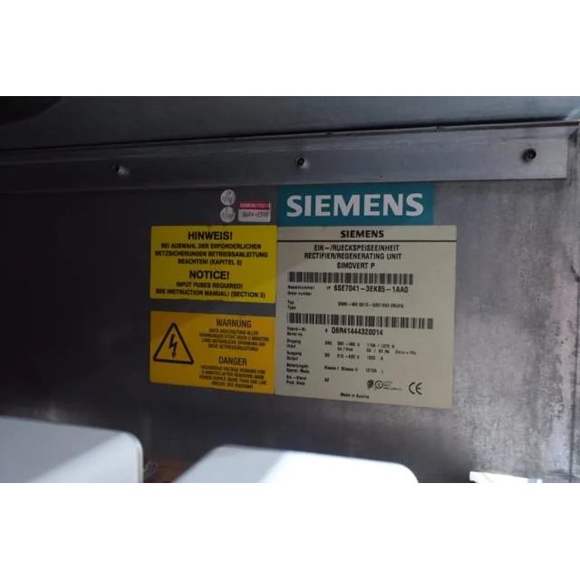 6SE7041-3EK85-1AA0 Siemens - Gebruikt